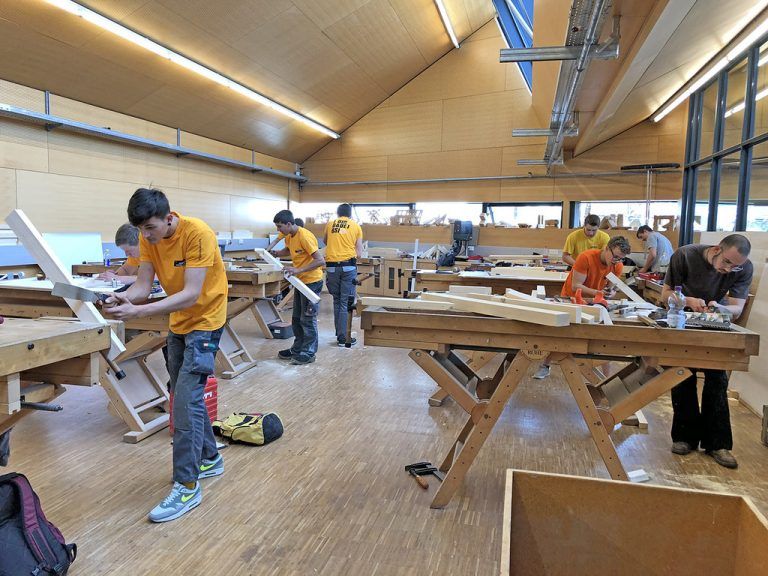 Zimmerer im Wettbewerb