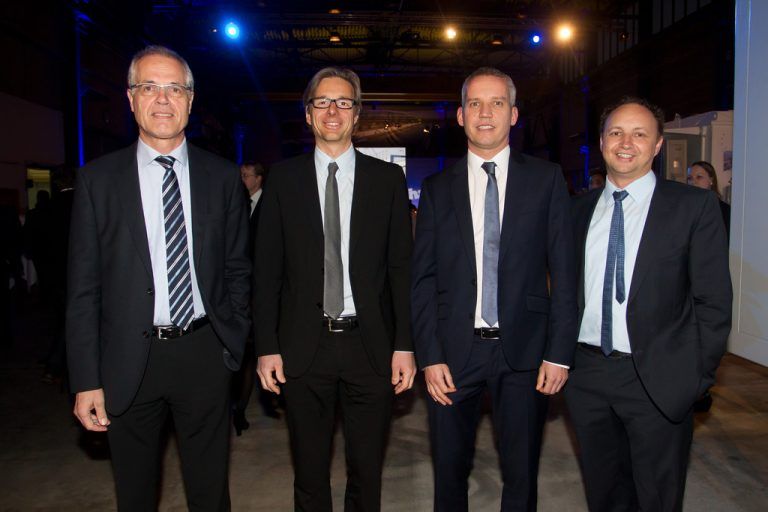 Gäste im Quartett: Wolfgang Huber (l.) sowie Gerald Fitz, Joachim Leissing und Oskar Rauch (Haberkorn).