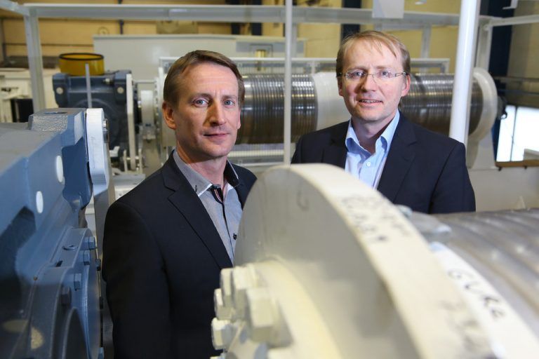 Georg Schuch (links) und Günter Bischof führen gemeinsam die Geschäfte bei Künz. Foto: VN/Hofmeister