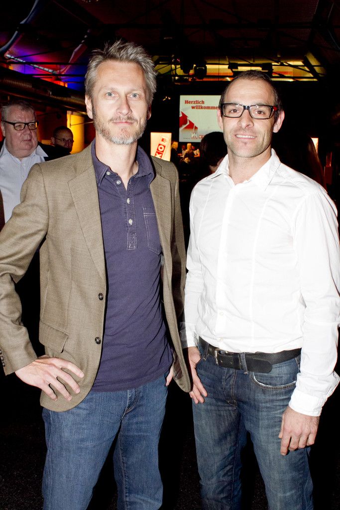 Grafikdesigner Stefan Zvokelj (l.), Markus Hagen (IQ Solution)