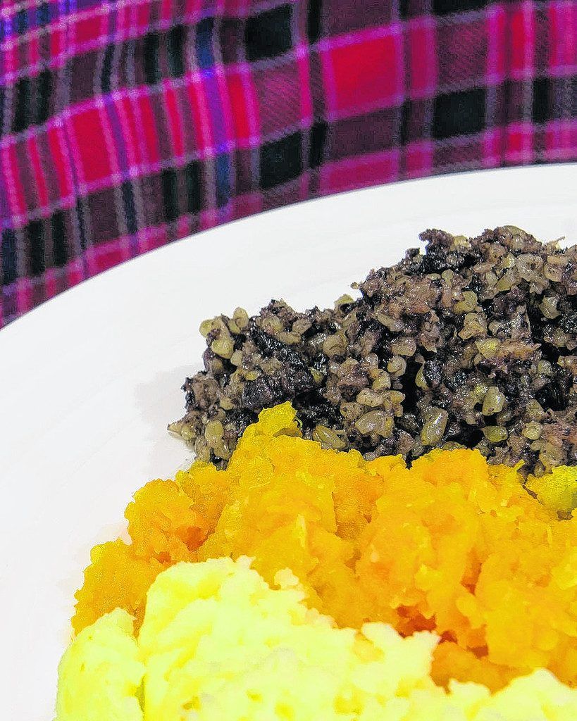 Traditionelles Essen „Haggis“