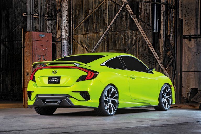 Honda Civic Concept wurde auf der New York Auto Show gezeigt.