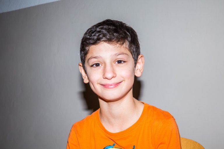 Ich wünsche mir für das neue Jahr, dass mein kleiner Cousin wieder gesund wird. Önder Gürek, 9, Nenzing