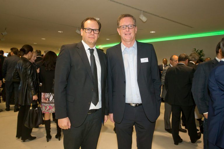 Im Gespräch: Markus Raith (l.) und Martin Giesinger.