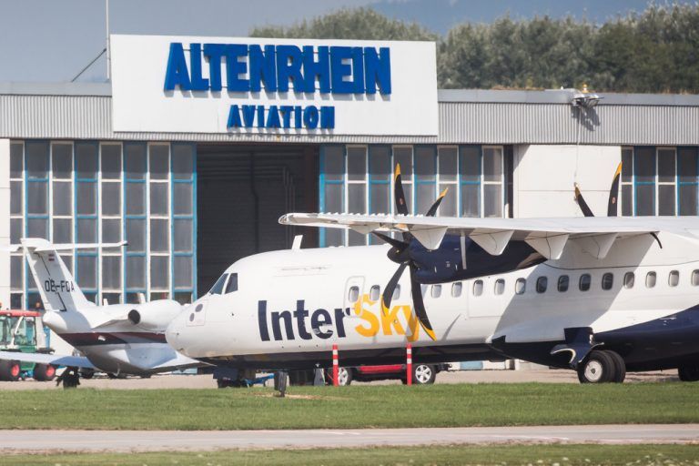 Im Jahr 2015 stellte die Vorarlberger Fluglinie Intersky den Betrieb ein.VN/Steurer