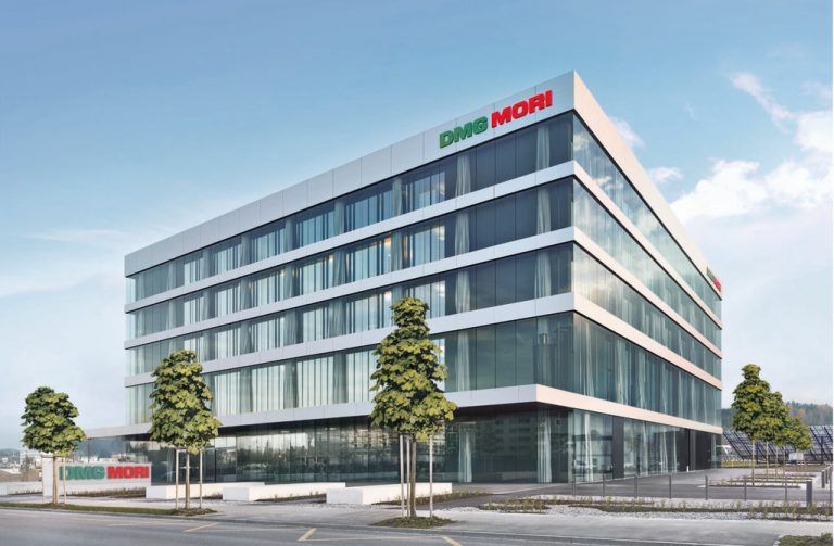 Im neuen Global-Headquarter präsentierte DMG die Konzernzahlen.