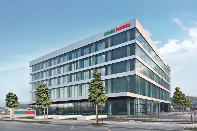 Im neuen Global-Headquarter präsentierte DMG die Konzernzahlen.