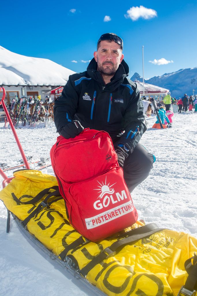 Immer bereit, wenn am Golm etwas passiert: Stefan Erhart.