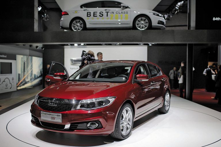 In Genf präsentiert Qoros ein Kompaktmodell als Schrägheck mit viel Potenzial. Foto: AP