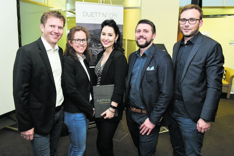 INSIDE96-Team – Joe Welte, Nicole Welte, Alexandra Akman, Frank Schwendinger und Valentin Welte (v. l. n. r.).foto: Udo Mittelberger