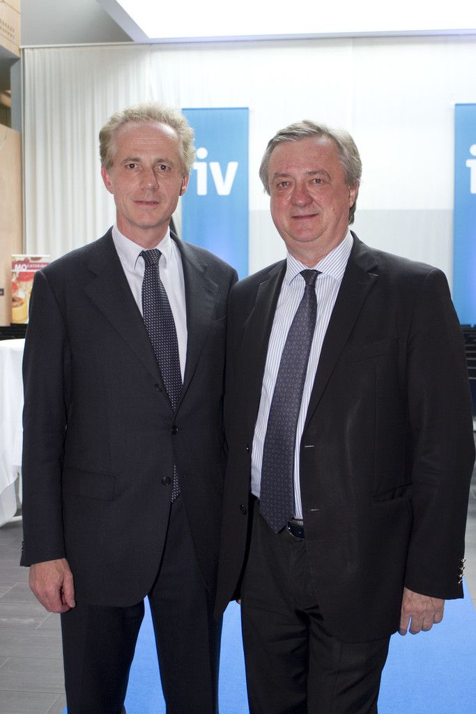 IV-Österreich-Präsident Georg Kapsch (l.) mit Vizepräsident Hubert Bertsch. fotos: franc