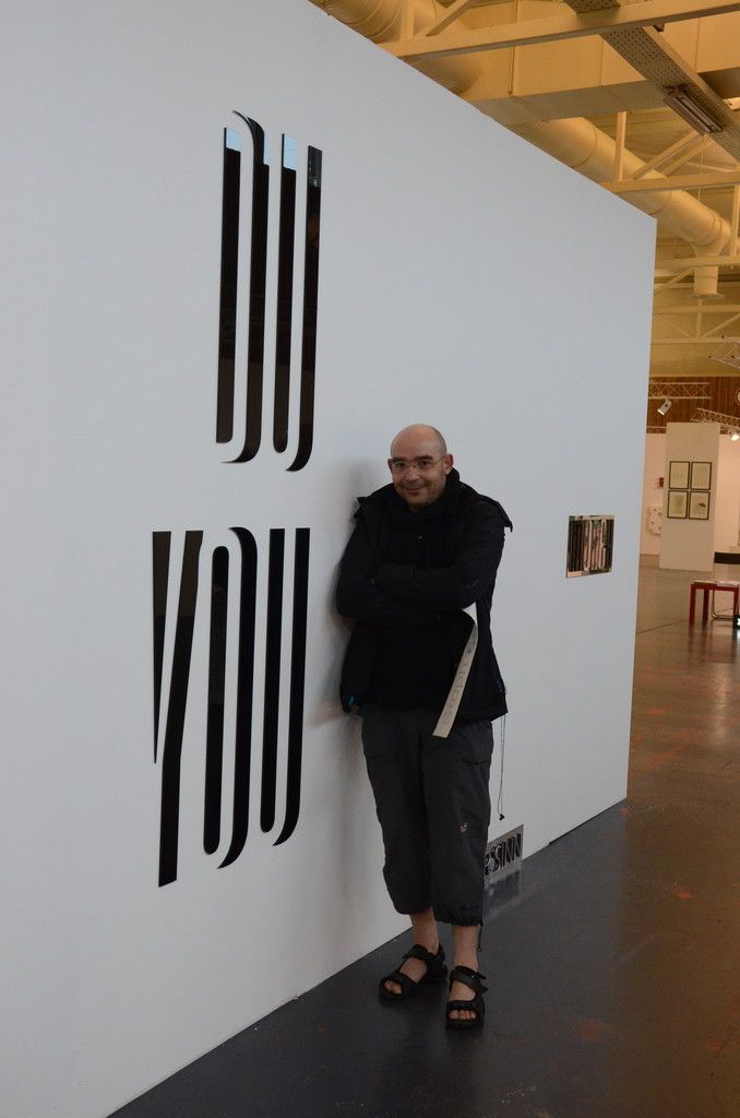 Künstler Stoph Sauter (am Stand der Galerie Lisi Hämmerle), „Du You“, Preis: 3500 Euro.