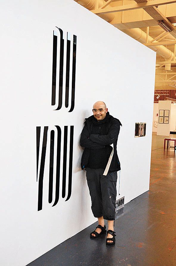 Künstler Stoph Sauter (am Stand der Galerie Lisi Hämmerle), „Du You“, Preis: 3500 Euro.