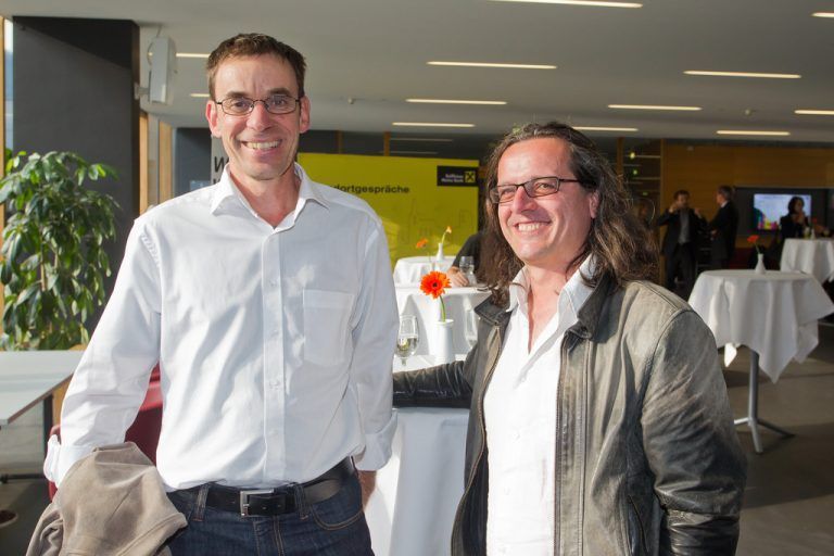 Landesjugendanwalt Michael Rauch (links) und Karl-Heinz Marent von der Sinnfabrik.