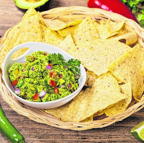 Guacamole zu den Tortillas