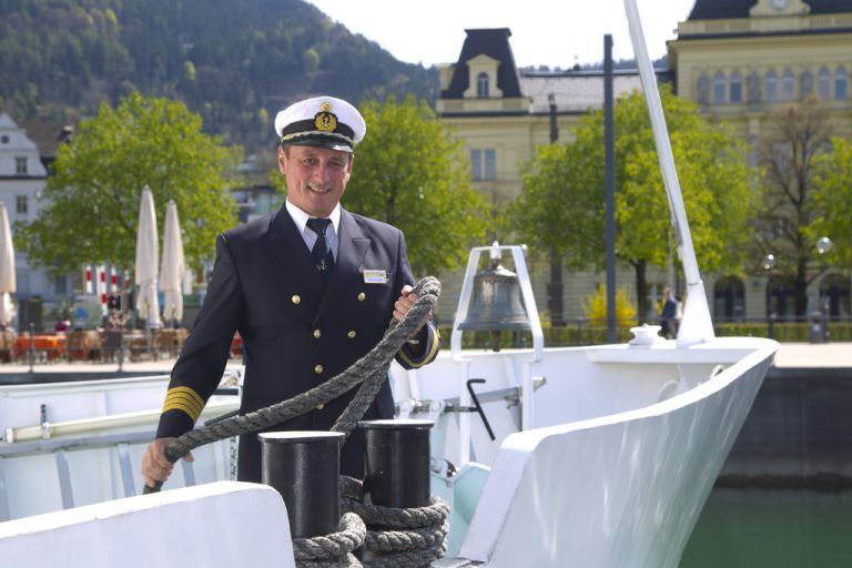 „Leinen los“, heißt es am Sonntag bei der Bodenseeschifffahrt. Mit an Bord: Kapitän Robert Gorschek. Paulitsch