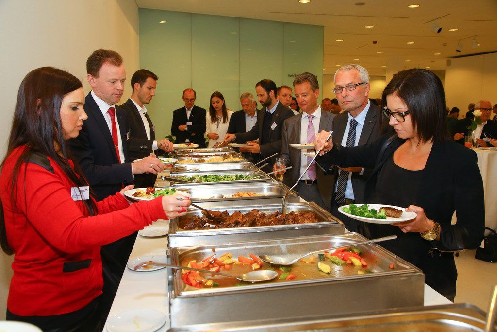 Gaumenfreuden am heißen Buffet