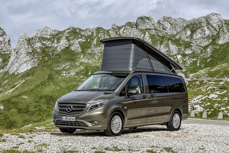 Marco Polo: Camper von Mercedes auf Basis der V-Klasse. Foto: werk