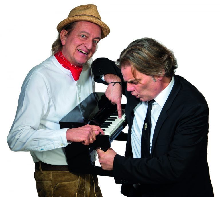 Markus Linder und Hubert Trenkwalder planen wieder einen Angriff auf die Lachmuskeln. veranstalter