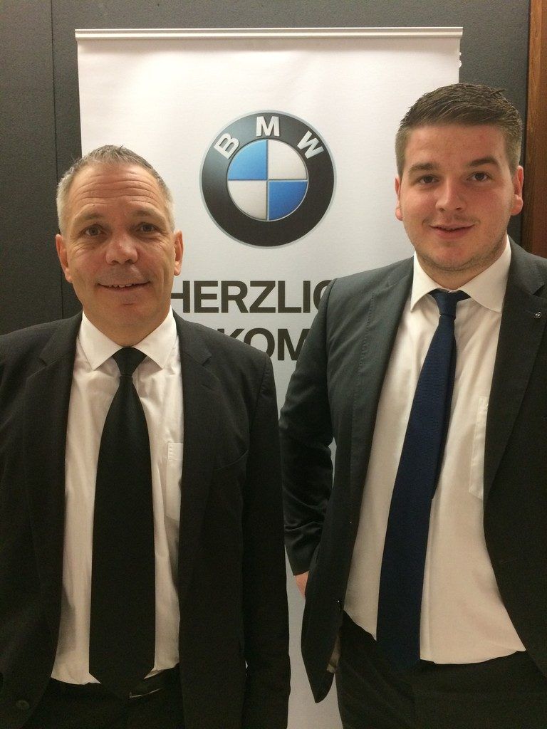 Markus Spiegel (l.) und Sebastian Büchel von BMW-Unterberger.