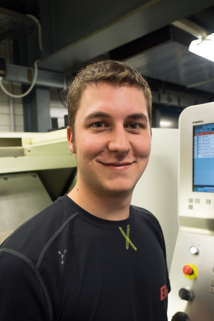 Martin Stocker, AusbilderIch habe meine Ausbildung in einem Metallbetrieb in Feldkirch gemacht. Seit zwei Monaten bin ich hier für die Lehrlingsausbildung verantwortlich.