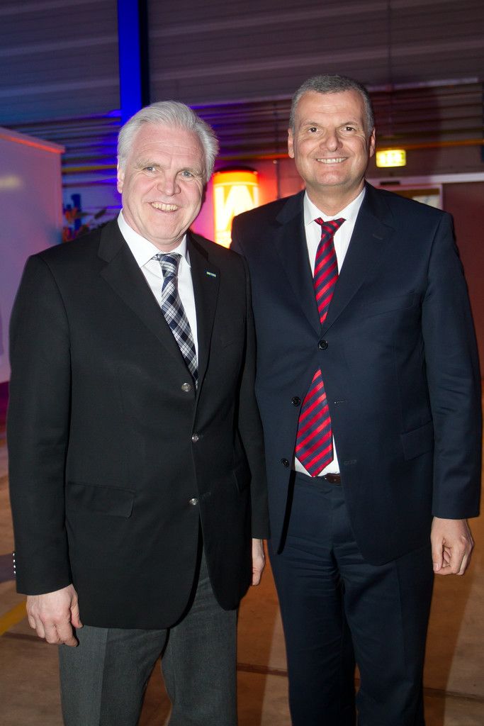 Metro-Chef Günther Kreuzhuber (l.) und Günther Rupp (BA).