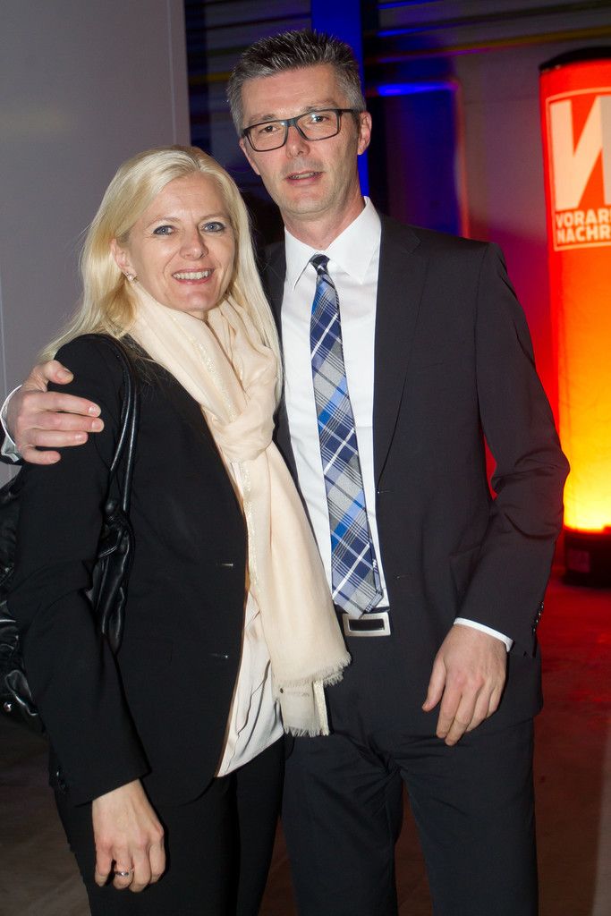 Michaela Wagner mit Reinhard Braito.