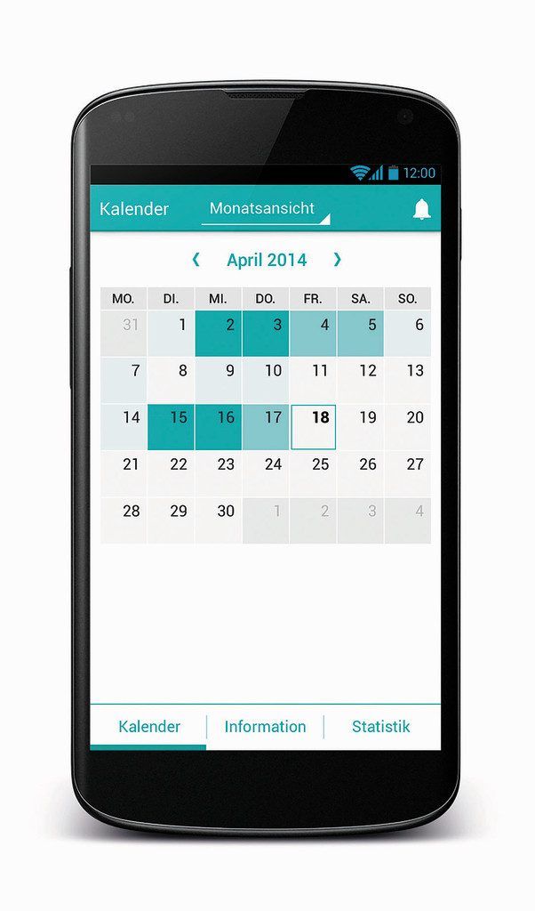 Migräne-Kalender als praktische App