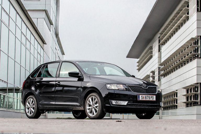 Mit dem Rapid Spaceback hat Skoda ein flott gestyltes Kompaktmodell auf die Räder gestellt. Fotos: steurer
