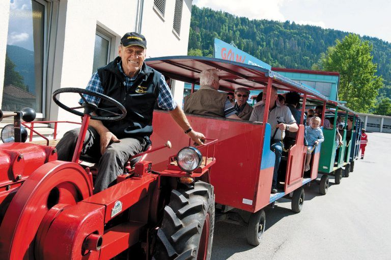 Mit dem Zügle gings zum Rodundwerk II.