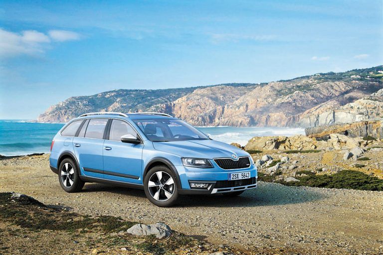 Montfort Garage in Götzis zeigt den neuen Octavia Scout. werk