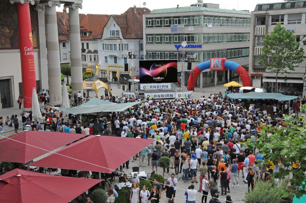 ESC-Stimmung in Dornbirn