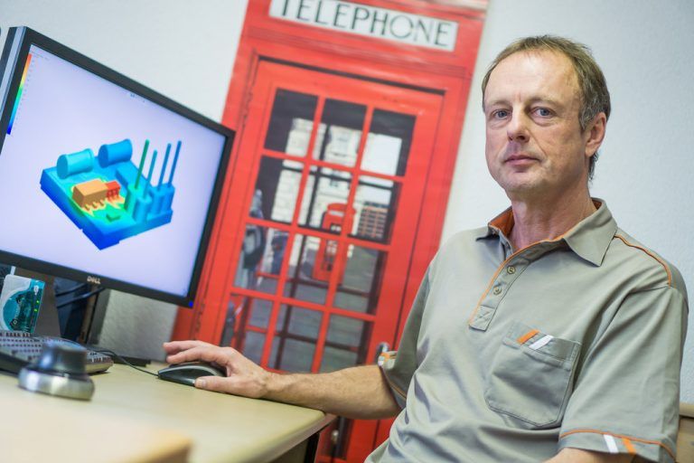 Nick Shepherd, LEDesign, sieht Vorarlberg als ideales Umfeld für seine Tätigkeit. Foto: VN/Steurer