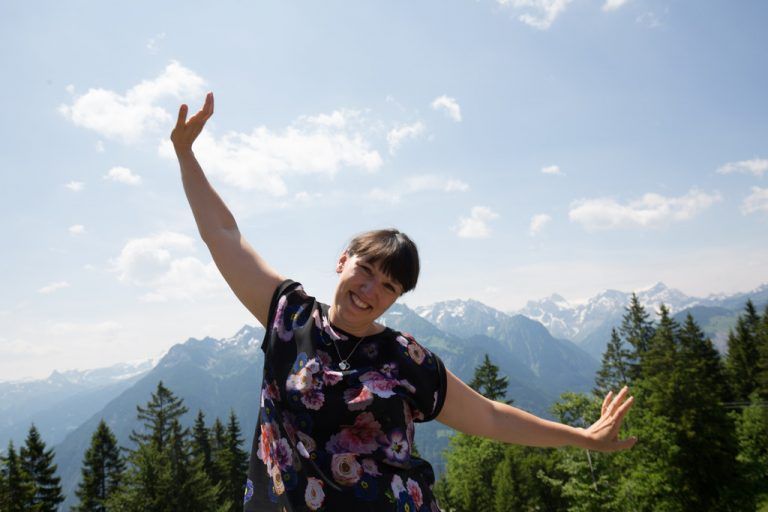 Nur wenige Seilbahnminuten von der Bludenzer Altstadt entfernt und für Kerstin Biedermann-Smith ein Top-Ausflugsziel: Der Muttersberg. FotO: VN/Hartinger