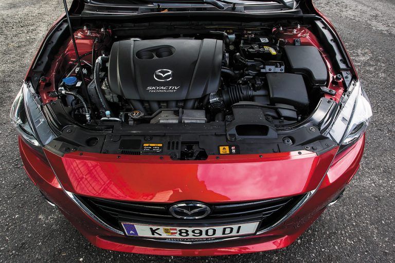 Positiv: Neben dem attraktiven Design punktet der neue Mazda3 mit effizientem Motor.