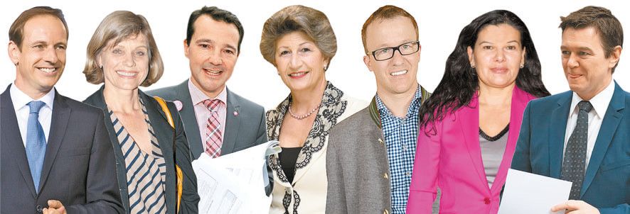 Zahlreiche Landes- und Bundespolitiker stellen sich dieses Jahr in ihrer Gemeinde der Wahl.