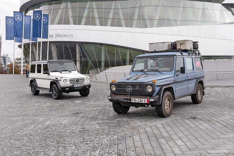 Rekord-G-Klasse erhält Platz im Museum. Zum 35-Jahr-Jubiläum gibt es zudem Sondermodelle des Geländwagen-Klassikers. Foto: Werk