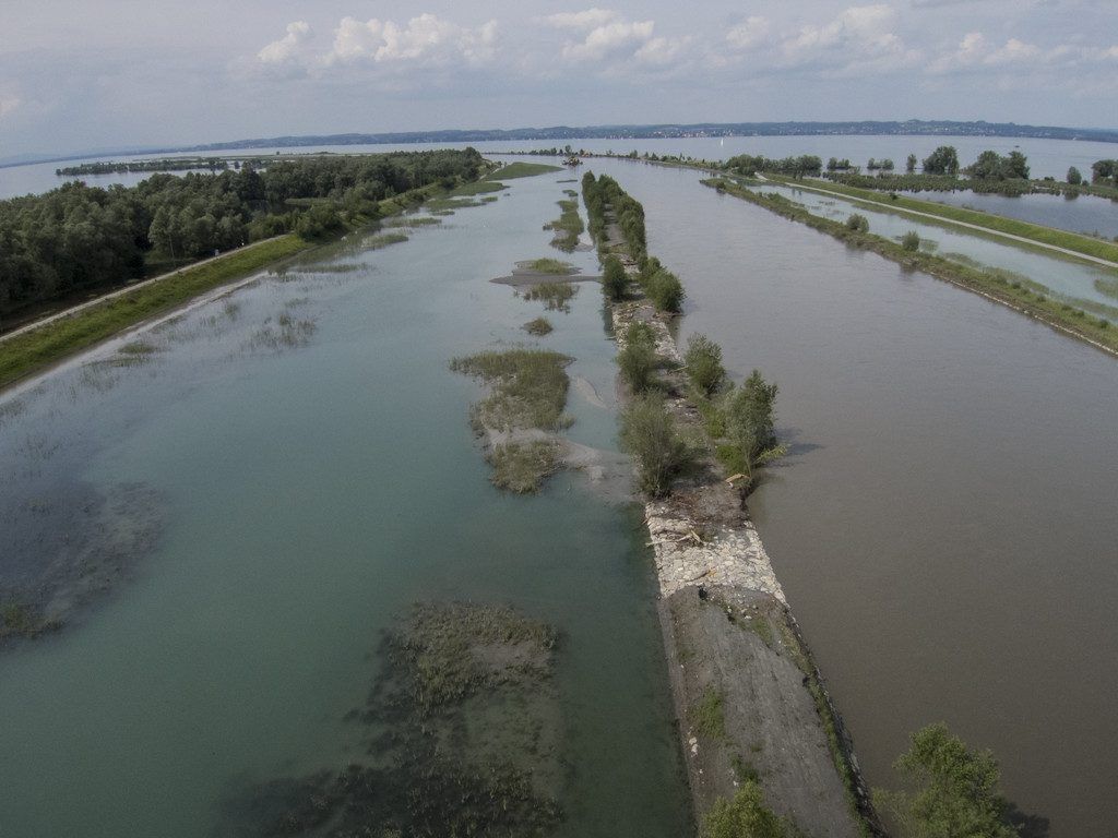 Rheindammsanierung: Landesrat Schwärzler fordert Fertigstellung noch in diesem Jahr.