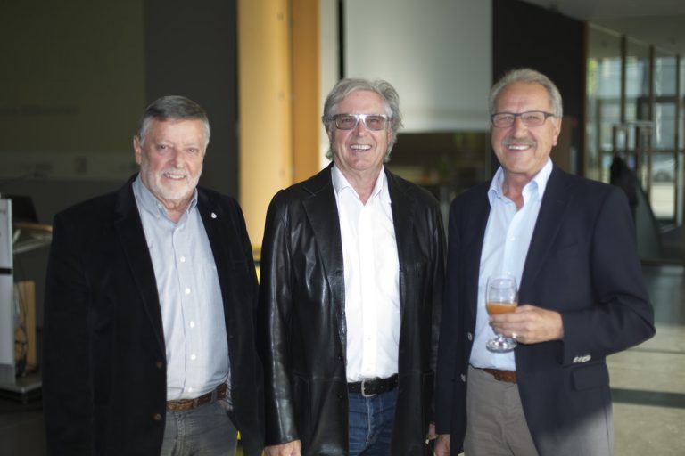 Rudi Lerch, Karl Waltle, Erwin Mohr (v. l.).