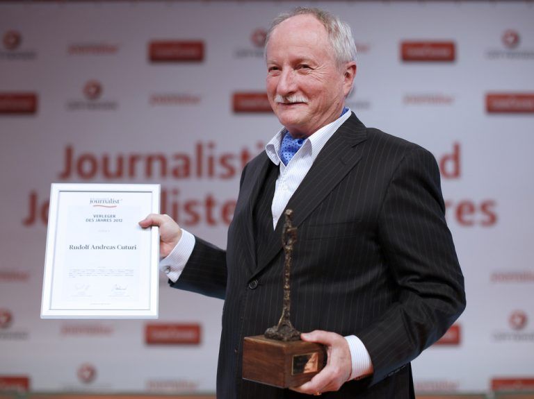 Rudolf A. Cuturi (Wimmer-Druck, OÖN) führte den Druckerverband viele Jahre. Foto: APA