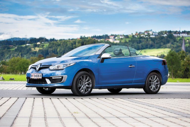 Schick und ziemlich clever: Renault bietet mit dem Mégane CC zwei Autos in einem. Fotos: VN/Steurer