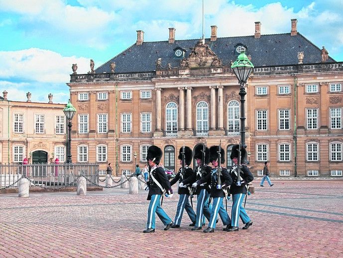 Wachwechsel beim Schloss