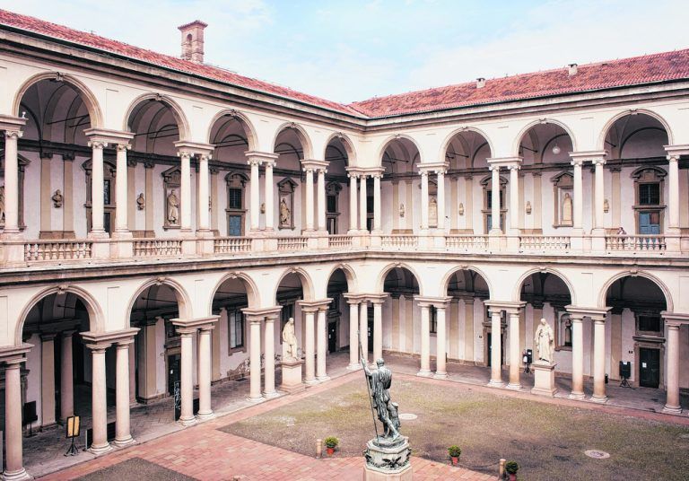 Sehenswerte Kunstgalerie im Designviertel Brera.