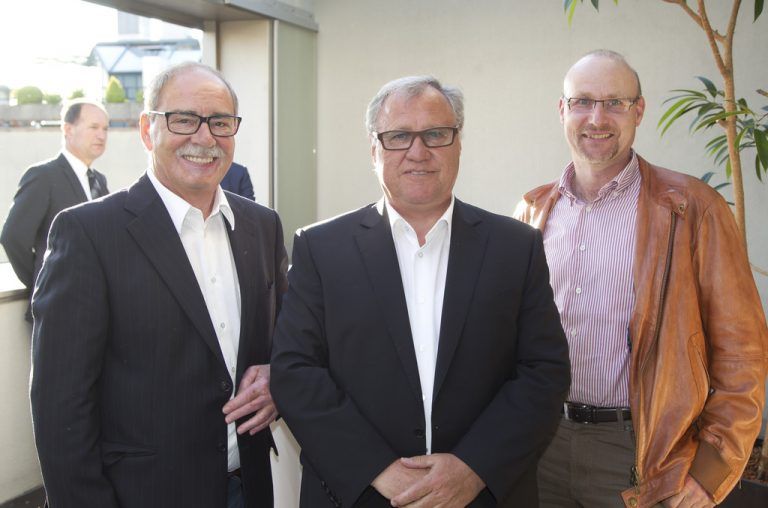 Sigi Türtscher, Walter Waibel, Thomas Breuß (v. l.).