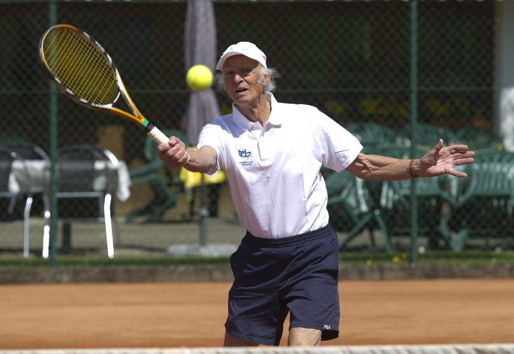 Der Senior der Tennisliga