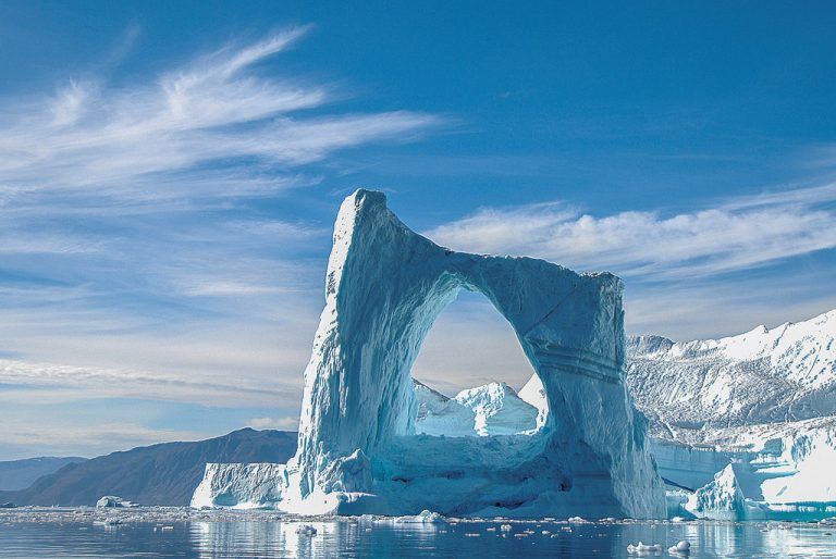 Spektakuläre Landschaften aus Eis in Grönland. Fotos: Shutterstock (4)