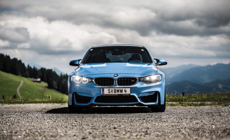 Sportlich-dynamischer Auftritt: Der BMW M3 sucht die Herausforderung und weckt die Leidenschaft. Fotos: VN/steurer