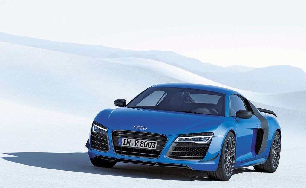 Audi R8 mit Laser-Fernlicht