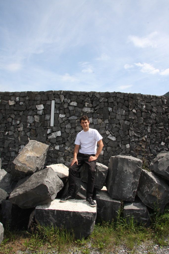 Stefan Mayer: „Unsere Steine kommen aus Vorarlberg“.  Foto: STA  