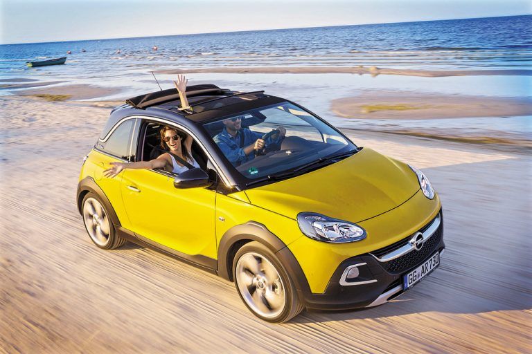 Steht für neue modische Werte der Marke Opel: Flippig und frech – Adam Rocks. Fotos: werk